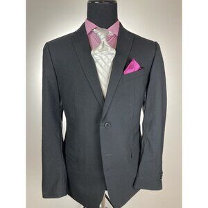 John Varvatos Black Modern 2Btn Sport Jacket 44R 44 R